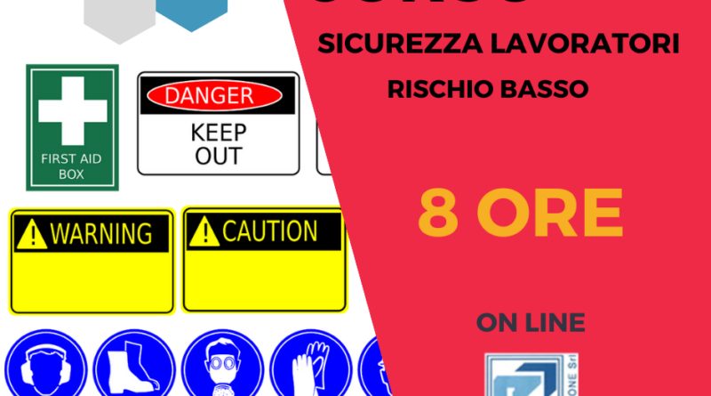 corso sicurezza lavoratori rischio basso 8 ore